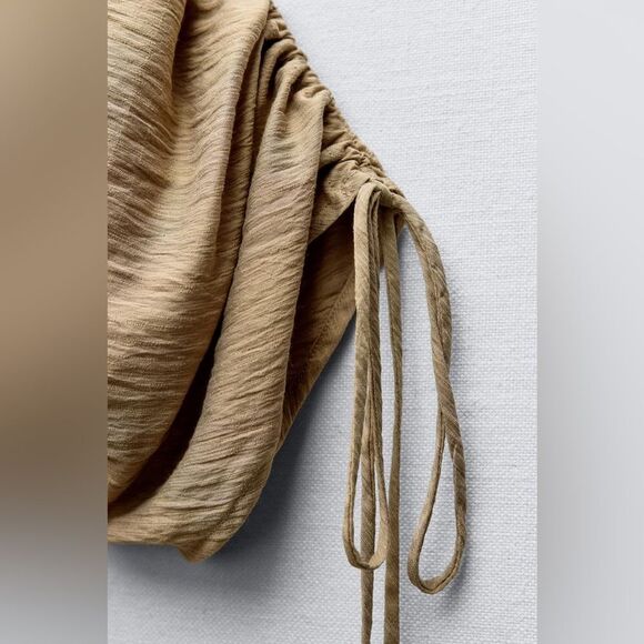 ZARA MIDI TUNIC DRESS - Picture 9 of 10